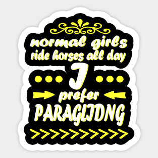 Paragliding Flying Wind Skydiving Freedom Sticker